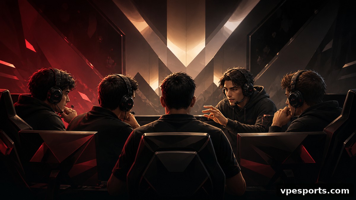 Editorial illustration of MIBR rebuilding confidence under pressure
