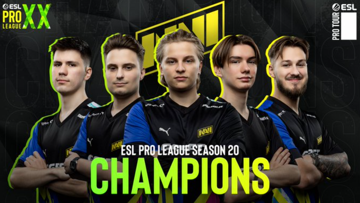 NAVI Triumphs as ESL Pro League Season 20 Champions