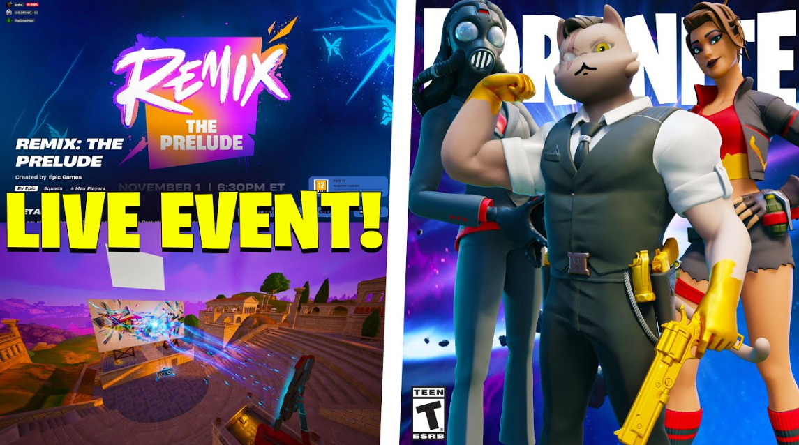 Fortnite Launches Exciting New Remix Prelude Live Experience