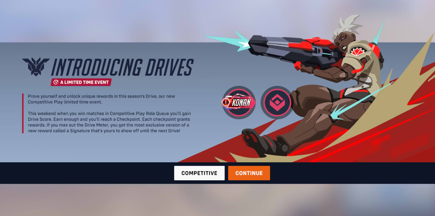 Overwatch 2 Introduces Competitive Drives on October 4