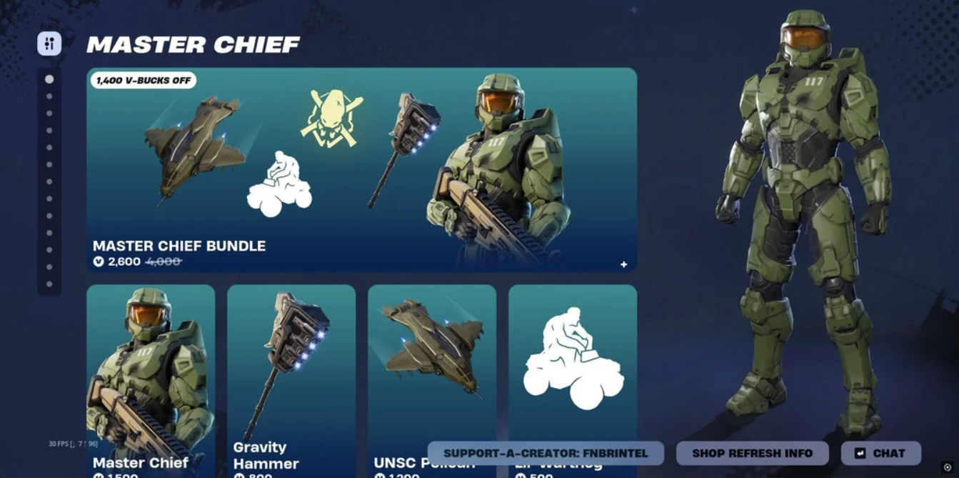 The Master Chief Skin's Return to Fortnite Sparked Controversy