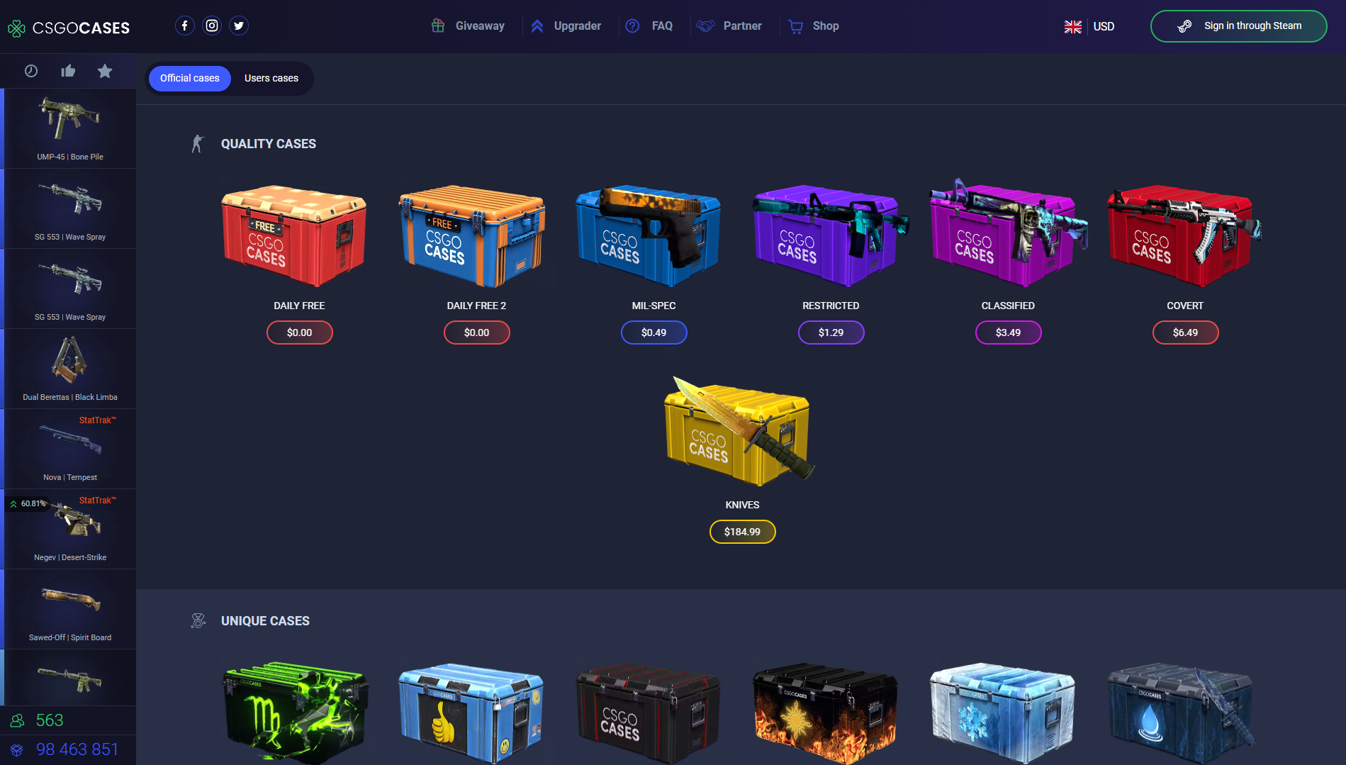 Full Review of CSGOCases Website