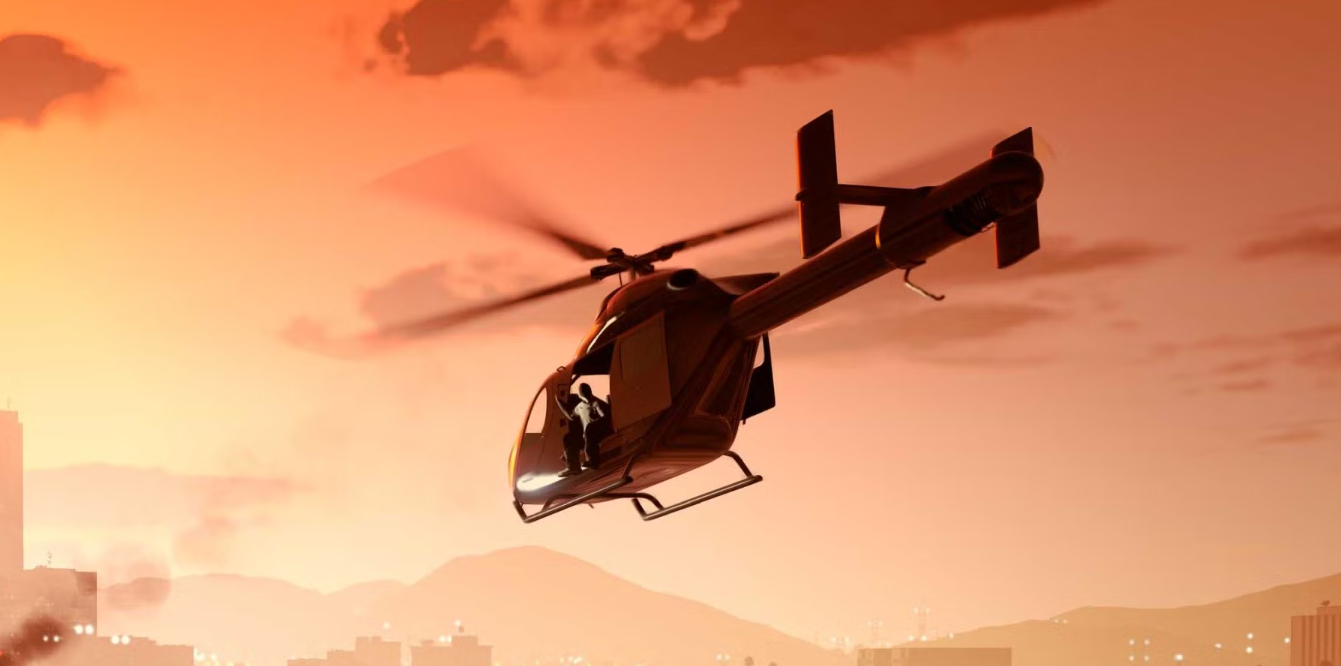 GTA Online Player Stumbles Upon a Side-Splitting Helicopter Bug