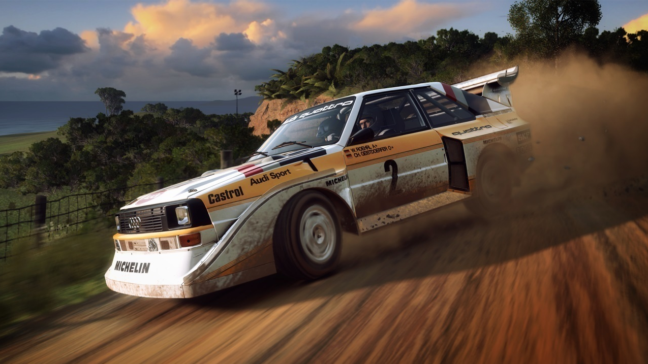 Dirt Rally game car