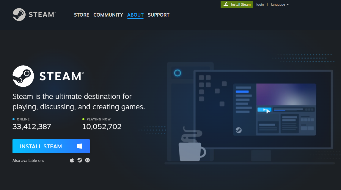 Install the Steam client