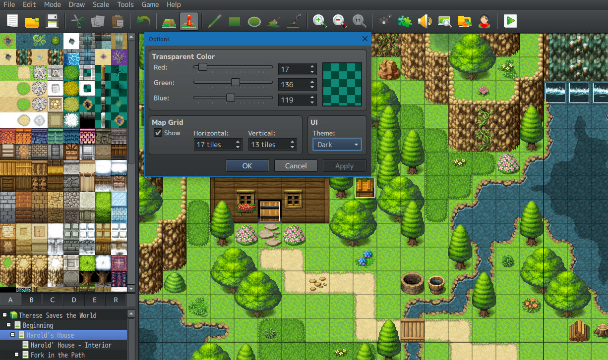 RPG Maker MV Game Menu Design