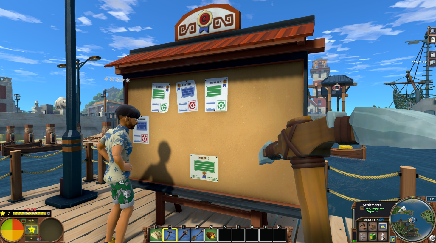Eco ad and character
