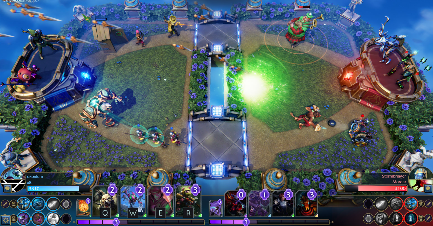 Minion Masters fights and heroes