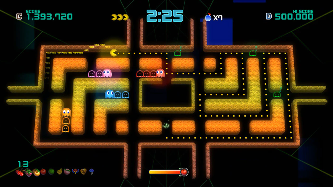 PAC-MAN&trade; CHAMPIONSHIP EDITION 2 game score