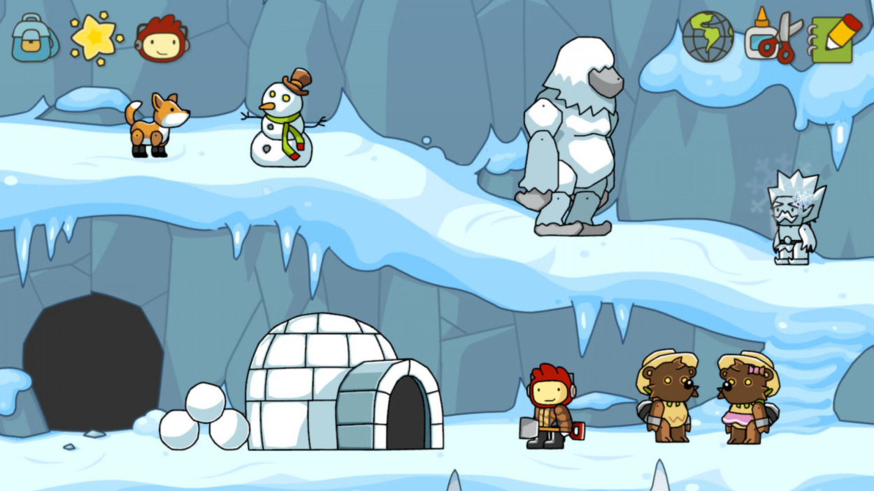 Scribblenauts Unlimited winter