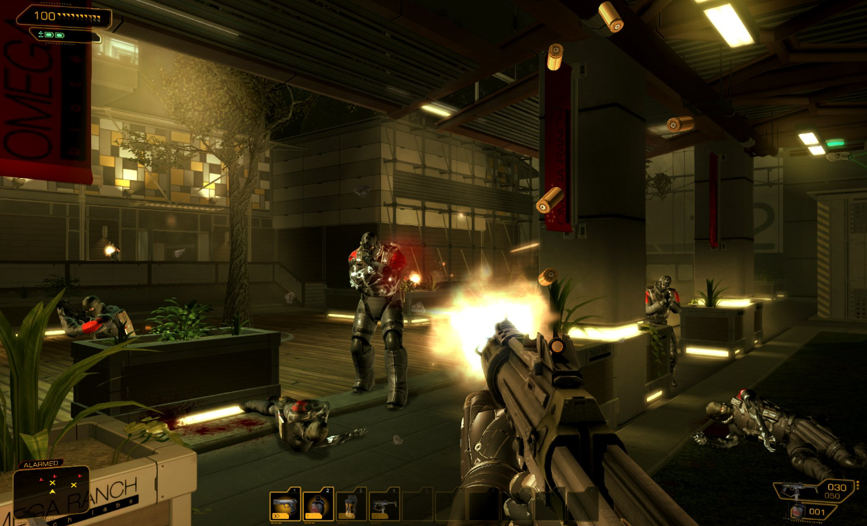 Deus Ex Human Revolution Battle With Enemies