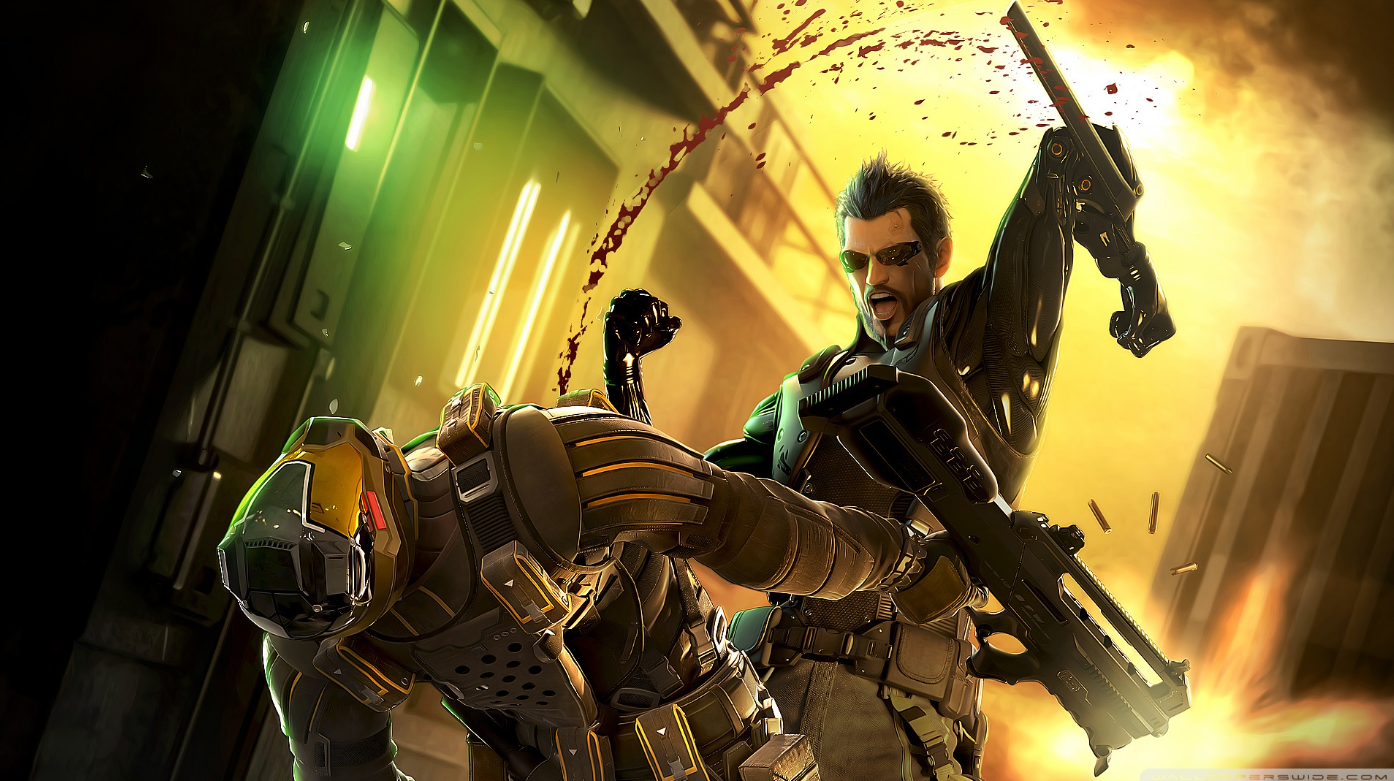 Deus Ex Human Revolution robot and human