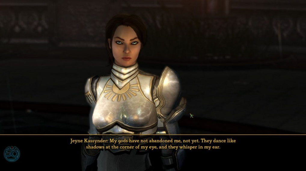 Dungeon Siege 3 girl says