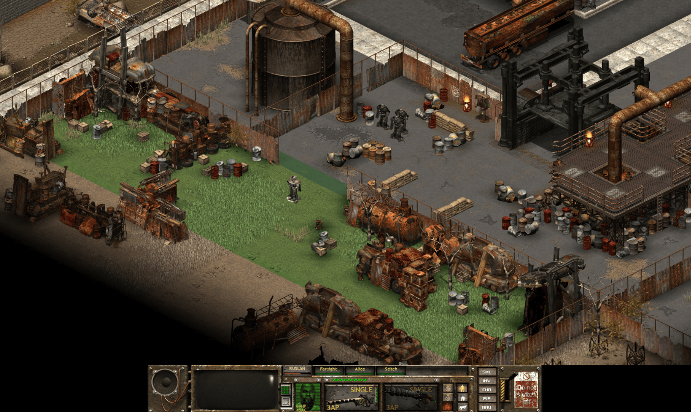 Fallout Tactics construction