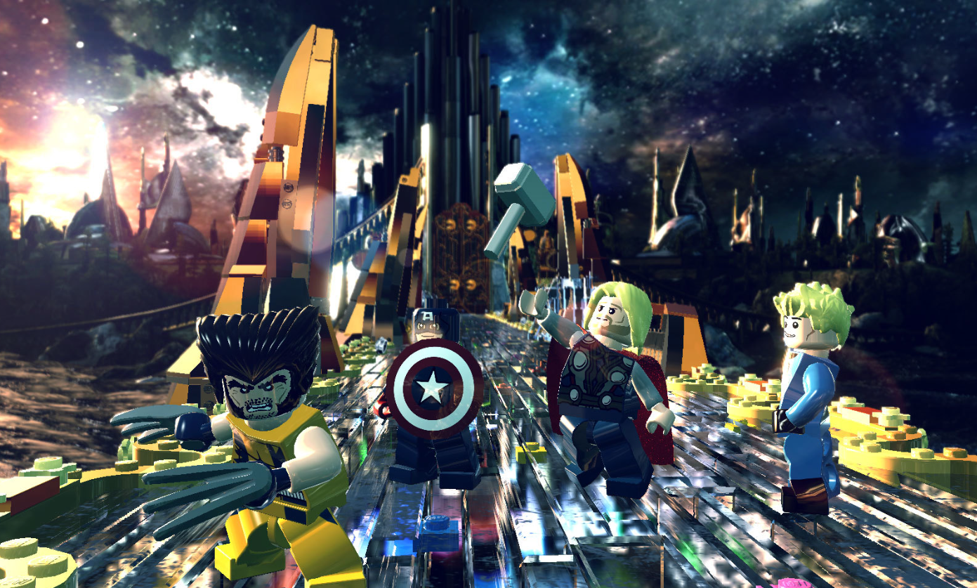 LEGO Marvel Super Characters in the City