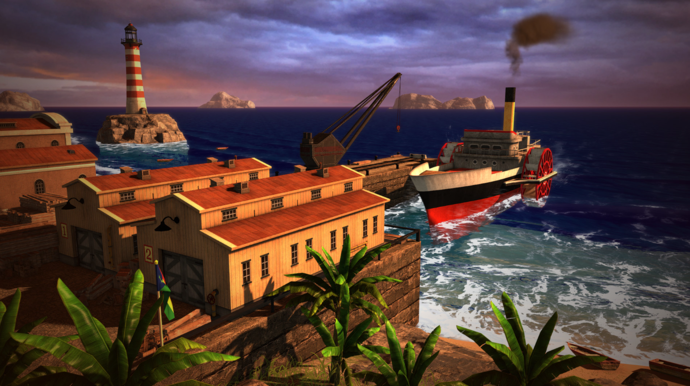 Tropico 5 ship
