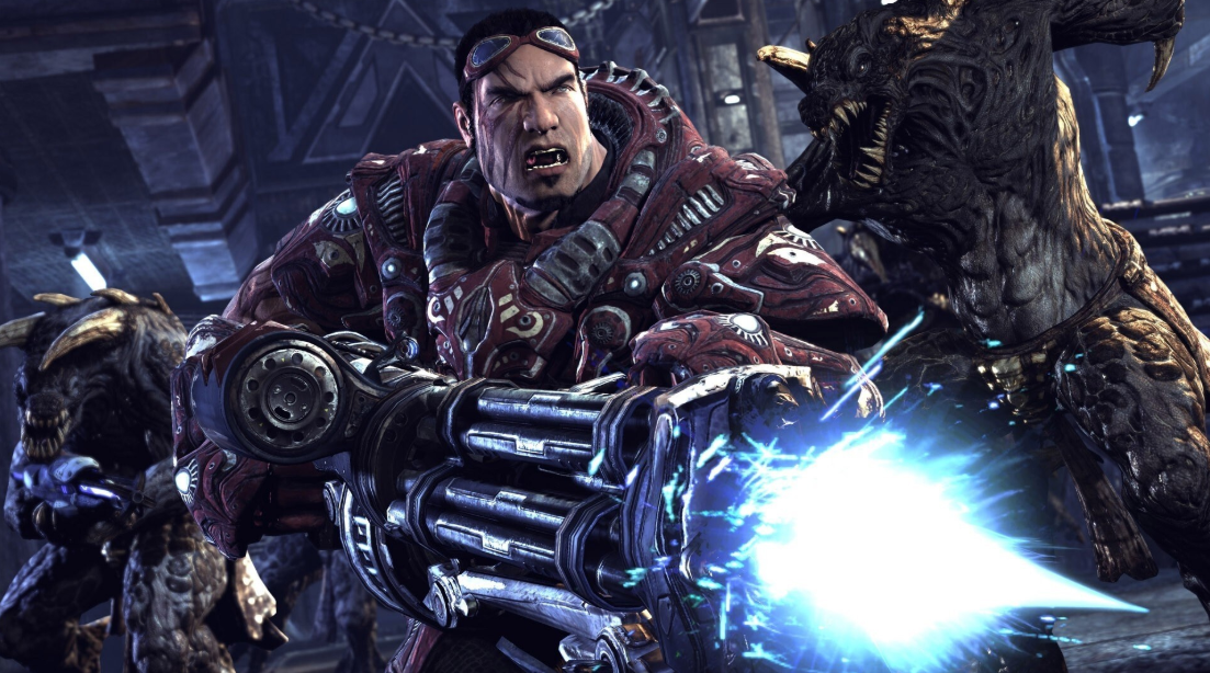 Unreal Tournament 3 Black character with weapon