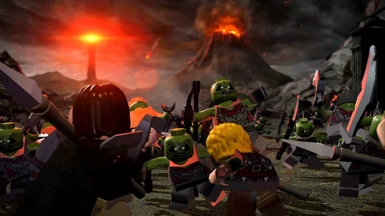 LEGO The Lord of the Rings volcano
