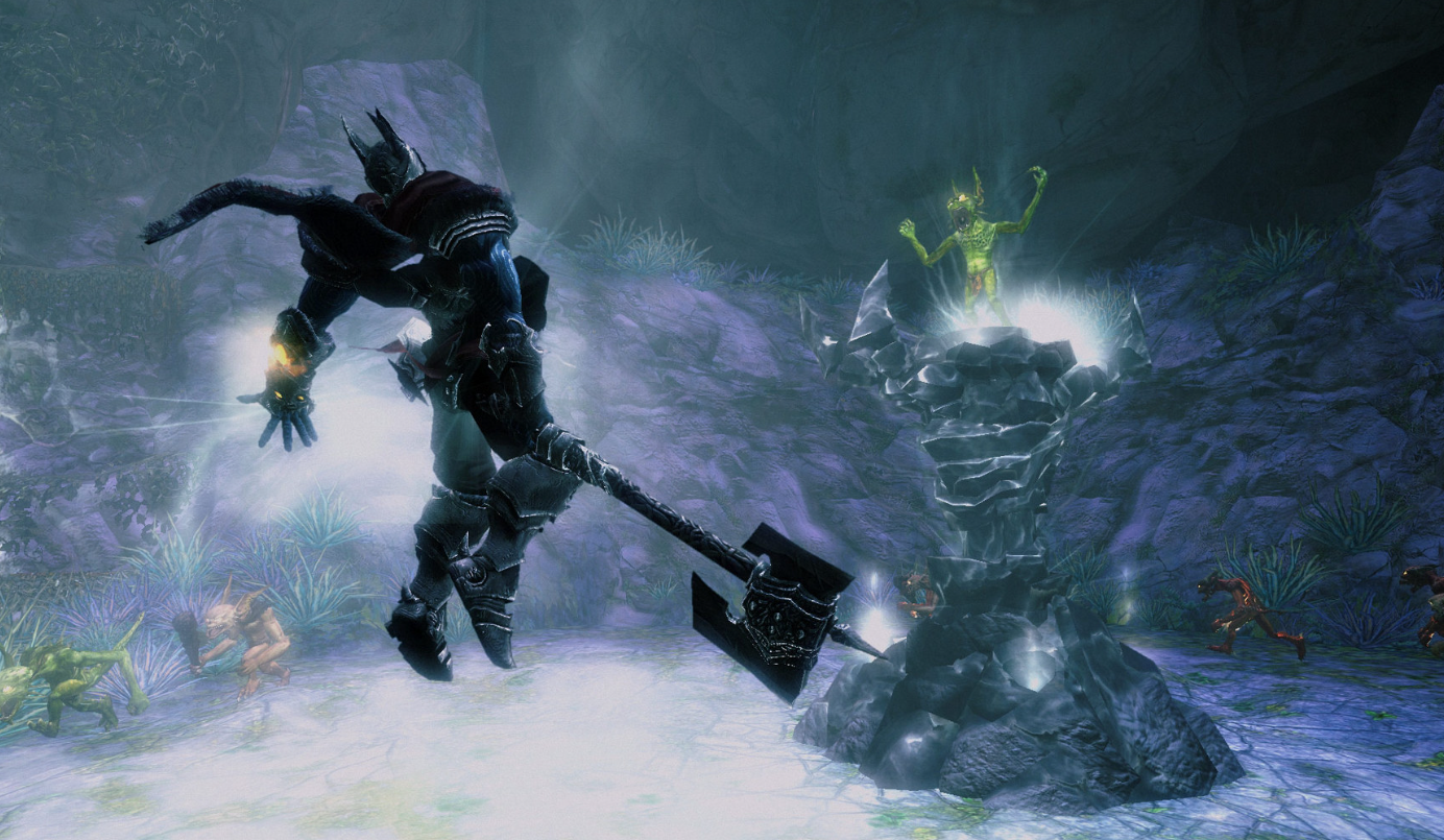 Overlord 2 hero and goblin