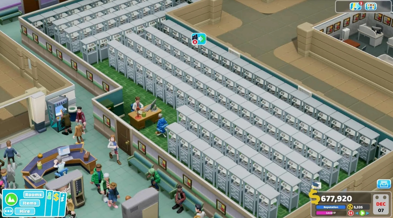 What's good about Two Point Hospital and what's disappointing about it