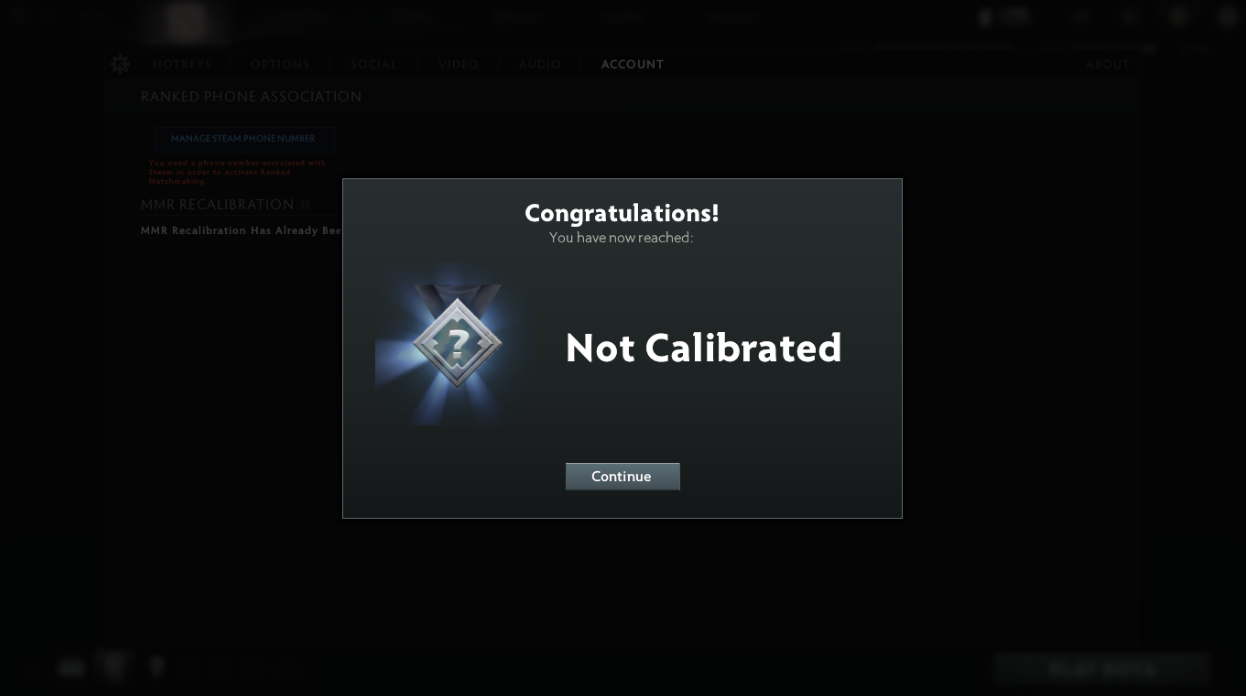 Calibration System Dota 2