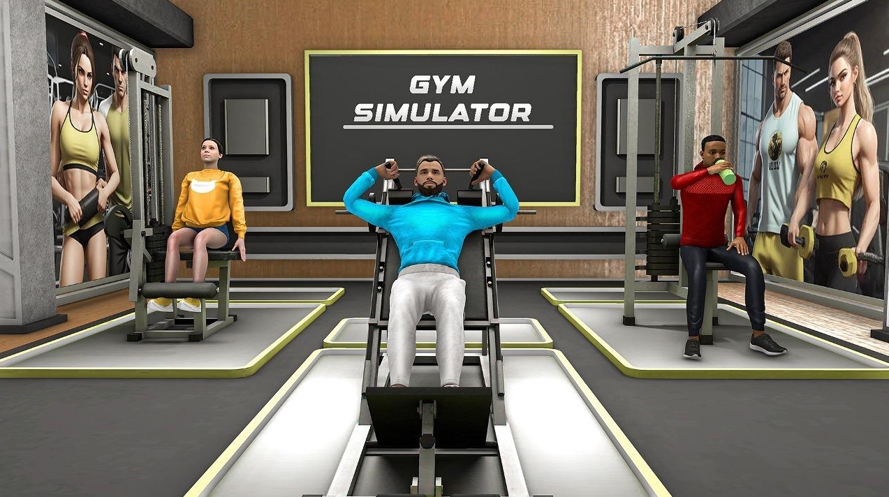 Play with friends in Gym Simulator 24