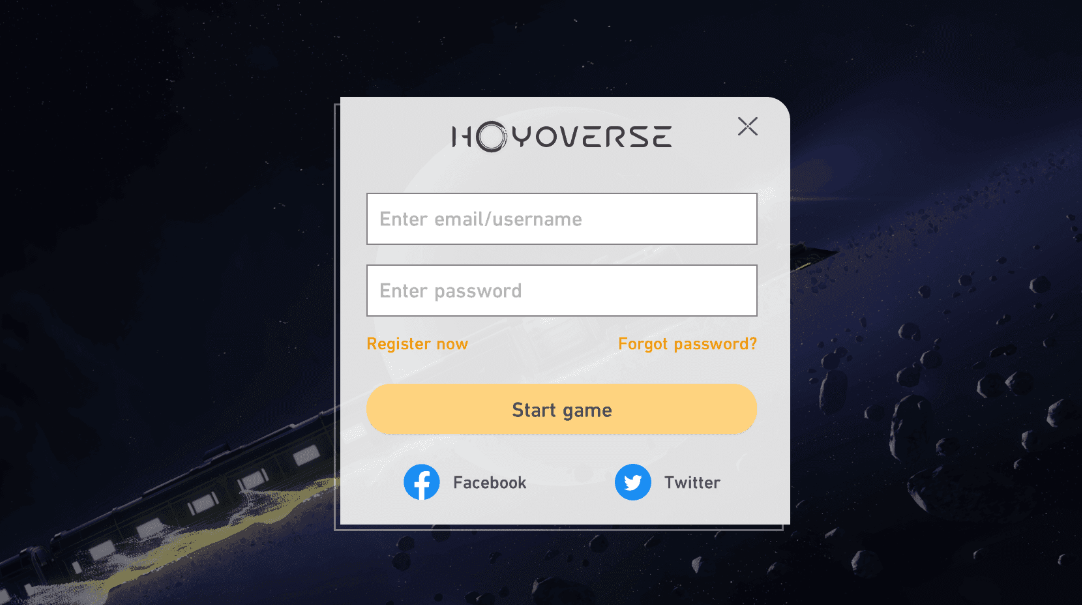 Activate the official HoYoverse website