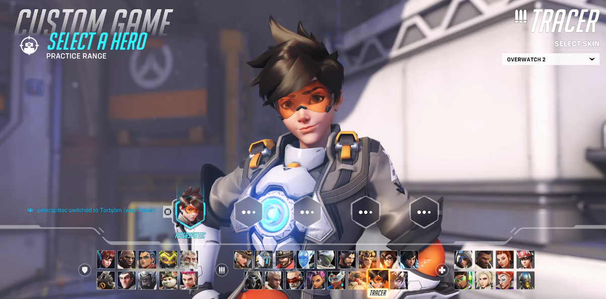 Cappello Overwatch Tracer Uomo - Snapback Regolabile, Grigio Scuro/nero, Patch Ricamata, Per Fan Del Gioco