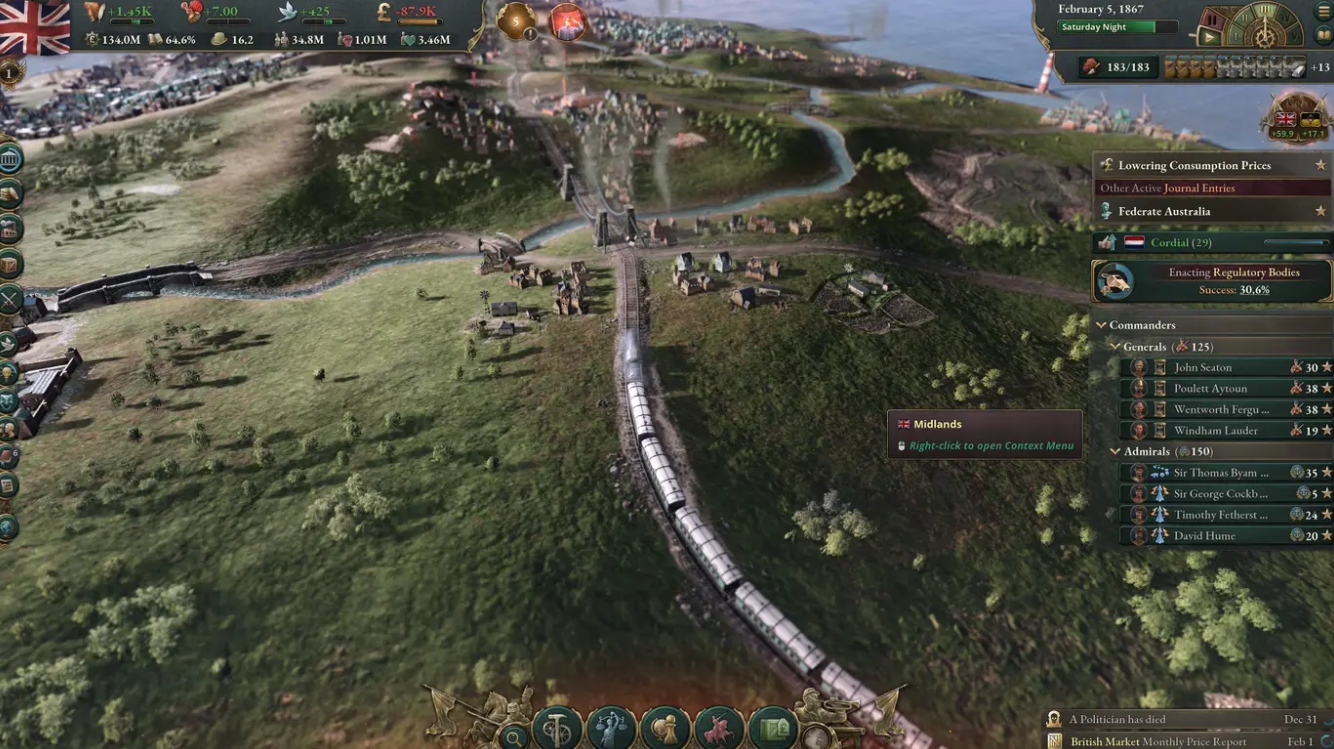 Development strategies in Victoria 3