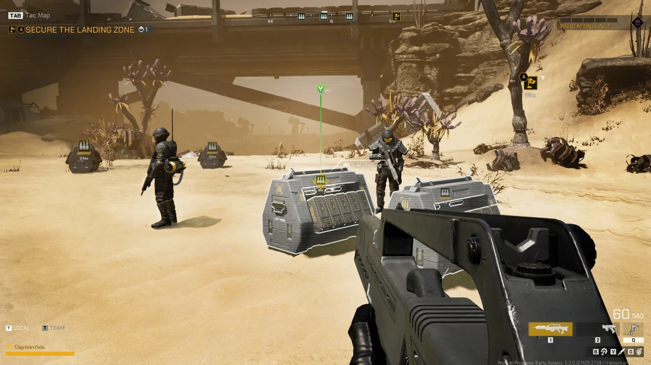 Gameplay Starship Troopers Extermination