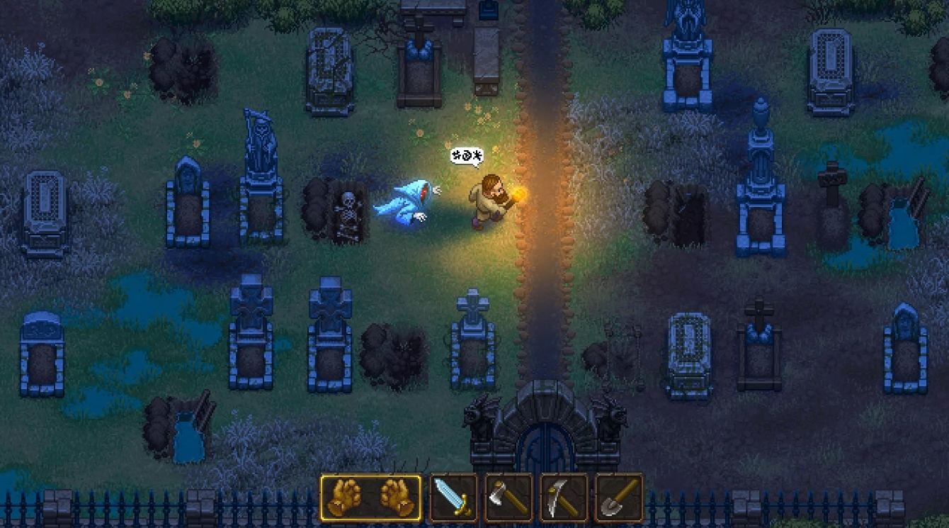 Graveyard Keeper gameplay &mdash; Mechanics, craft, and a balance between routine and progress