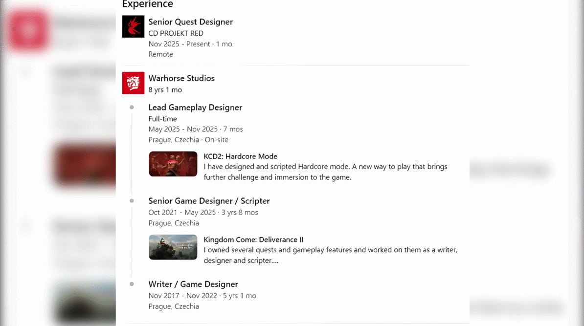 Kolman on his LinkedIn account