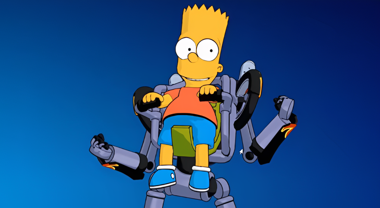 Bart the robot in fortnite