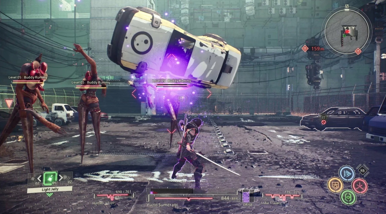 Scarlet Nexus gameplay and combat system