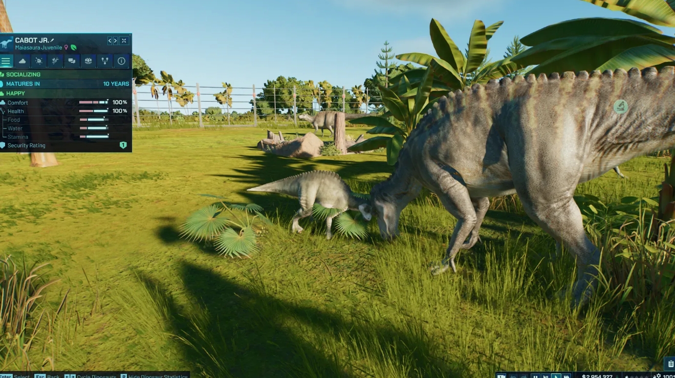 All dinosaurs in Jurassic World Evolution 3