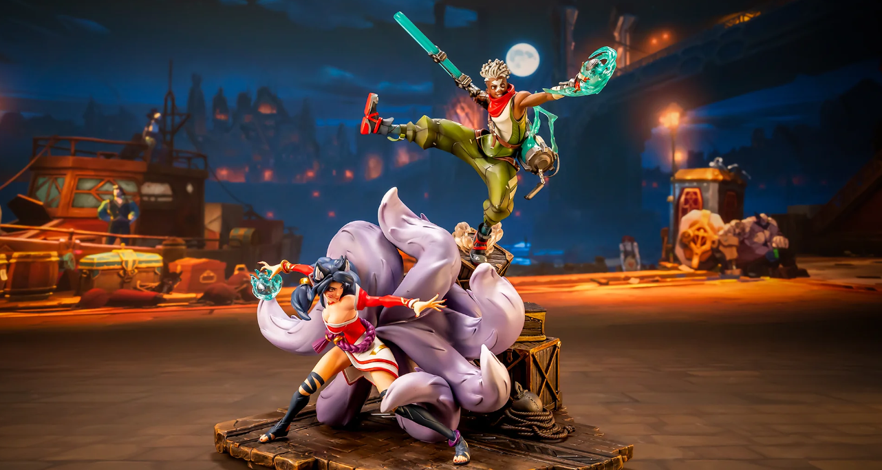 Ari and Ekko at the 2XKO arena