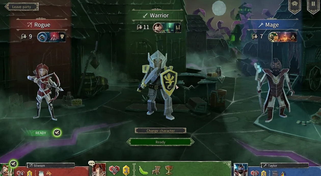Co-op multiplayer companions, real-time turns, and team synergy