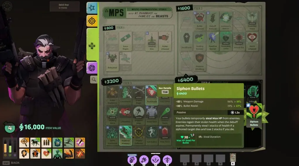 Deadlock Venator best build