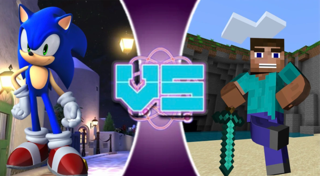 Sonic vs Steve on Genesis X3