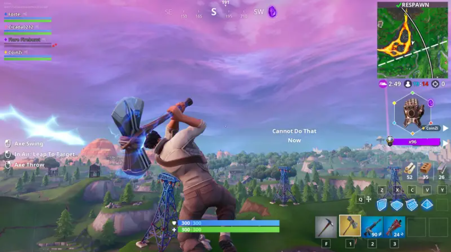 Fortnite Avengers crossover gameplay