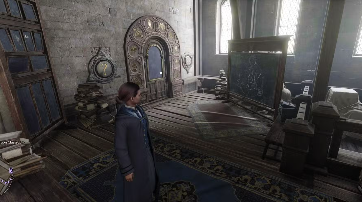 Hogwarts students classroom lesson