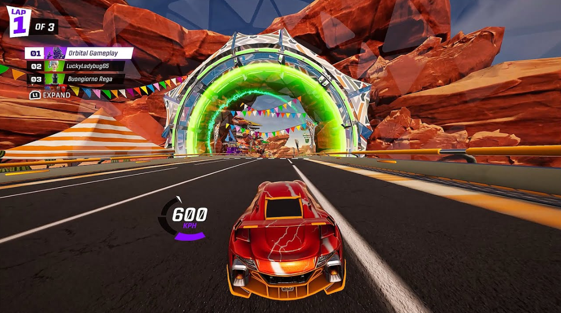 Rocket Racing Fortnite track