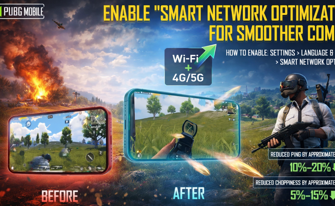 PUBG Mobile 4.3 Smart Network Optimization Review — Ping Benchmarks, Data Usage and 5G Compatibility - Image 1