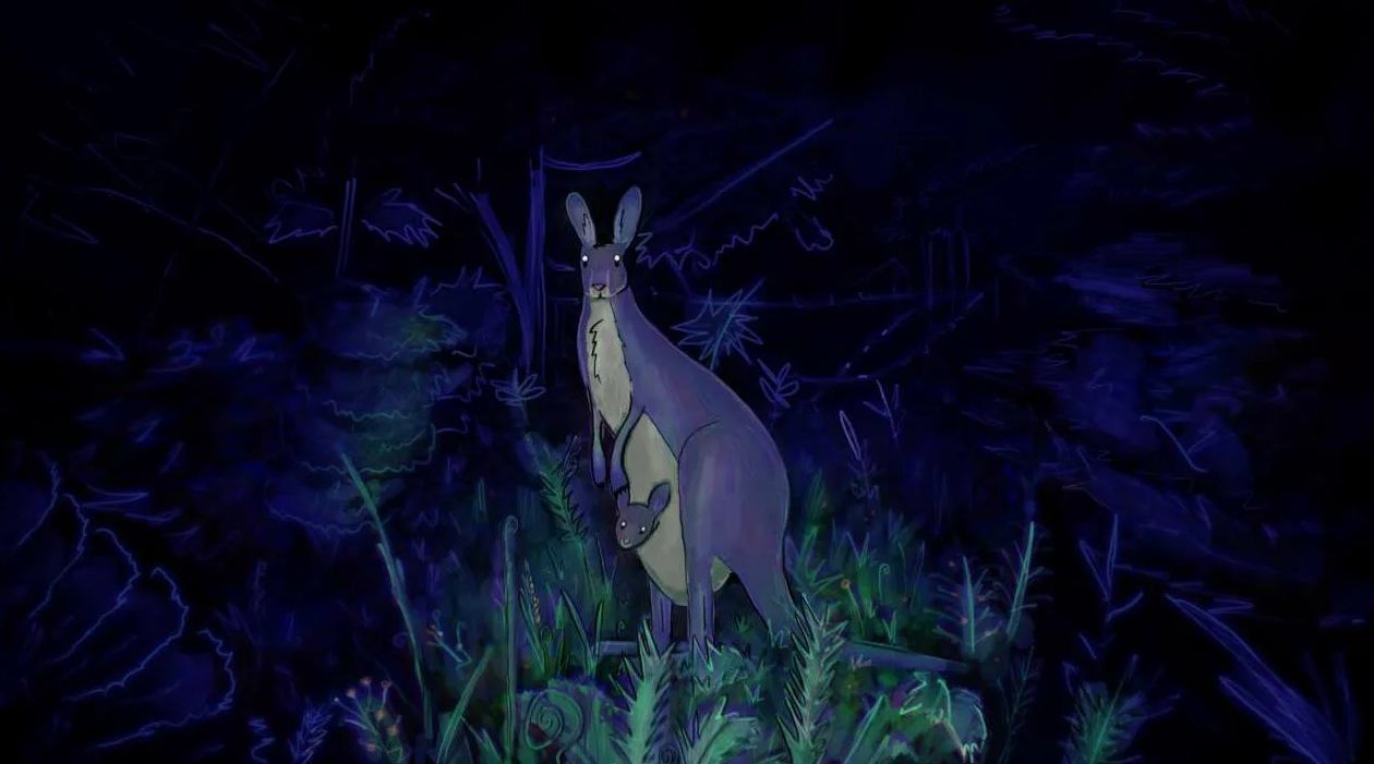The atmosphere of the mysterious underground world of Animal Well