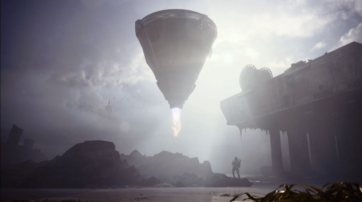 Robotic enemy combat encounter
