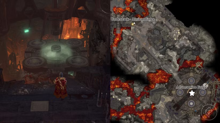 Adamantine Forge lava chamber