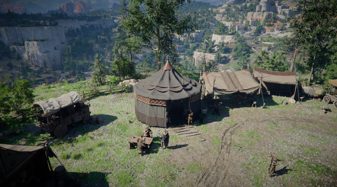 Camp construction stages