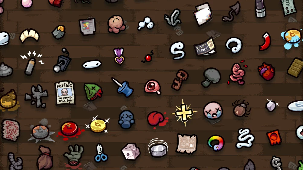 Isaac items and trinkets