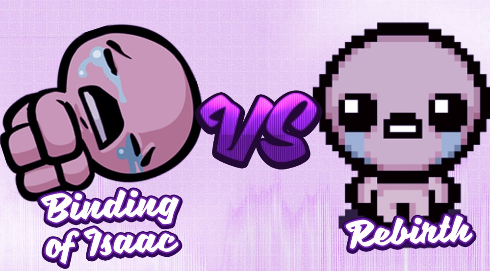 Isaac rebirth graphics comparison