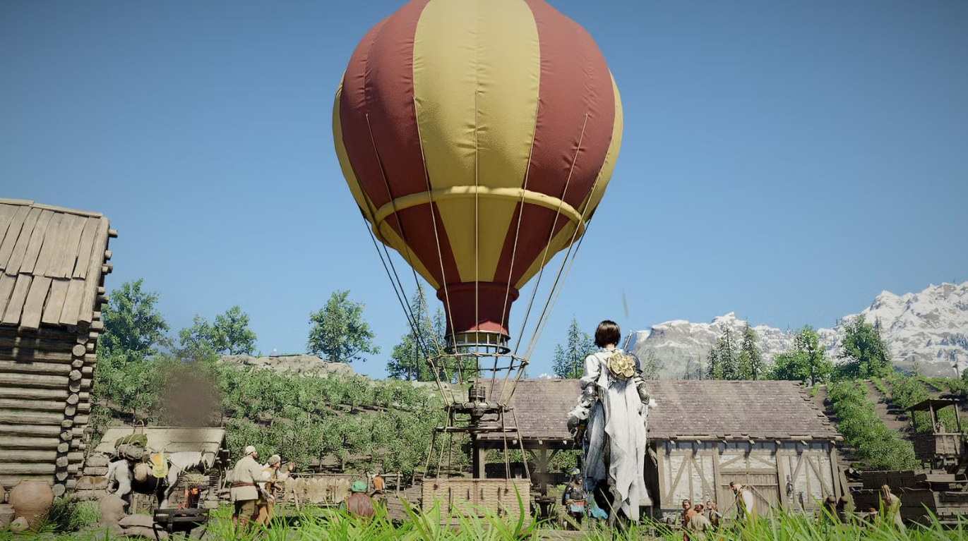 hot air balloon vehicle